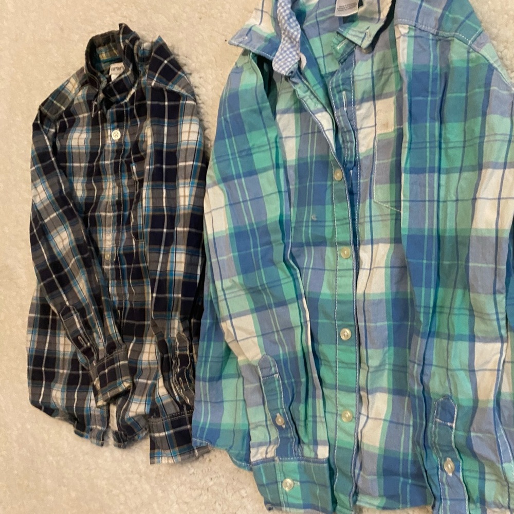 Carter button up Polo long sleeve!